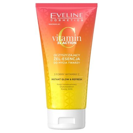Eveline Vitamin C 3X Action Cleansing Gel Essence For Face 150Ml