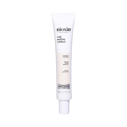 Nioxin Scalp Purifying Exfoliator Deep Cleansing & Refreshing Scalp Scrub With Shea Butter & Peppermint Oil 50Ml