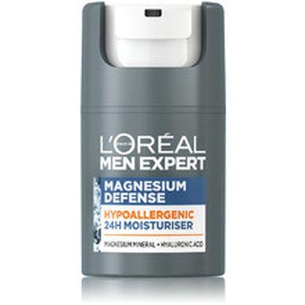 L'Oreal Men Expert Sensitive Skin Moisturiser With Magnesium And Hyaluronic Acid 50Ml