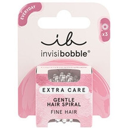 Invisibobble Extra Care Hair Ties Mini Crystal Clear