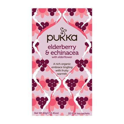 Pukka Elderberry & Echinacea Tea By Pukka