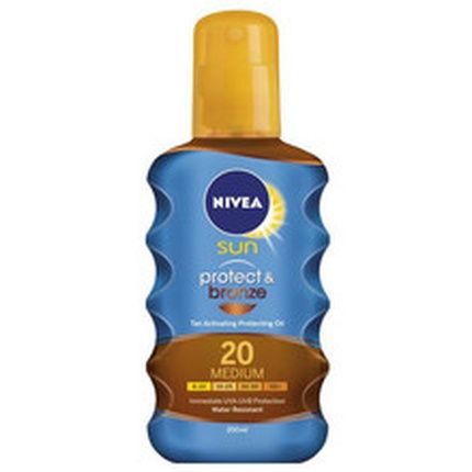 Nivea Sun Protect Bronze Oil Spf 20