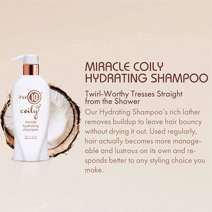 It'S A 10 Haircare Miracle Coily Hydrating Shampoo 10Oz - Image 3