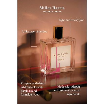 Miller Harris Scherzo Eau De Parfum 100Ml Luxury Floral Oudh Perfume - Image 3