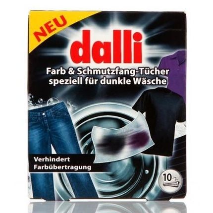 Dalliwerke Dalli Color Restoring Wipes For Dark Fabrics 10 Pieces