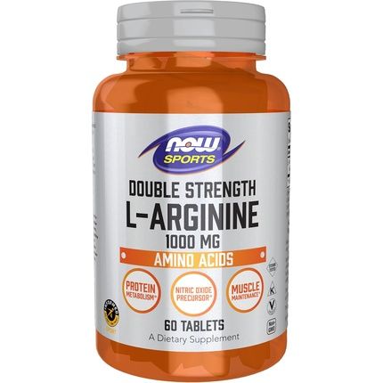 Now Foods L-Arginine Double Strength 1000Mg Nitric Oxide