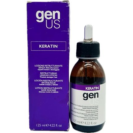 Keratin Restructuring Leave-In Lotion For Treated And Damaged Hair