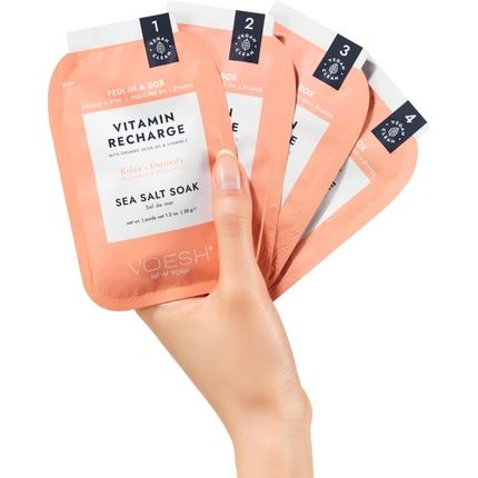 Voesh Pedi In A Box 4 In 1 Vitamin Recharge