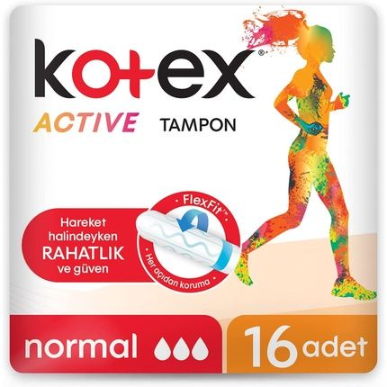 Kotex Active Bumper Normal 16 Pack