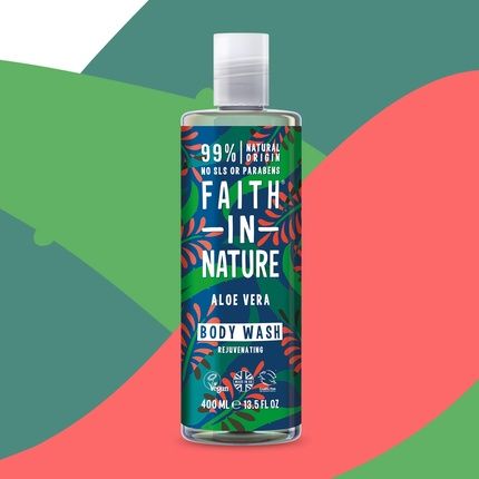 Faith In Nature Aloe Vera Rejuvenating Body Wash 400Ml - Image 3