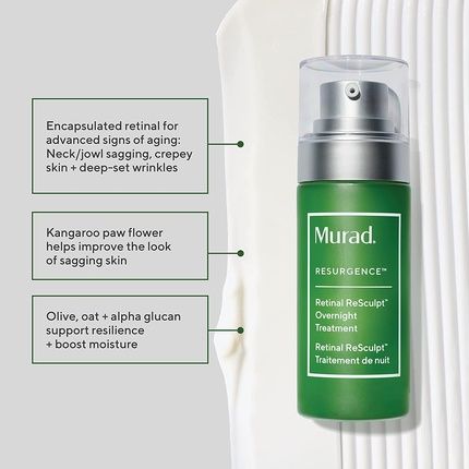 Murad Retinal Resculpt Overnight Treatment Resurgence Anti-Aging Serum 30Ml
