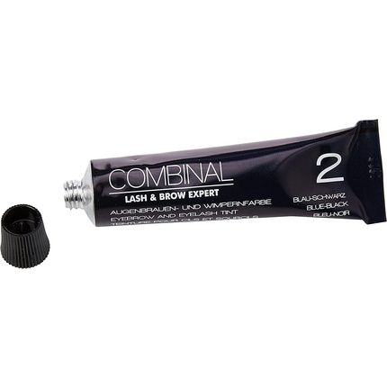 Combinal Eyebrow And Eyelash Dye Blue/Black Tint 15Ml Black/Blue - Image 3