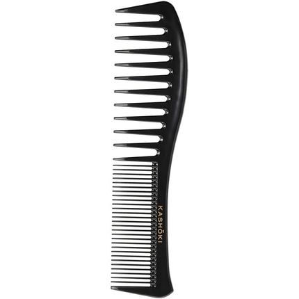 T4B Kashoki Tomoko Comb With Coarse And Double Row Teeth For Natural Curls And Perm 19Cm