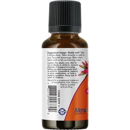 Now Liquid D-3 & Mk-7 Supplement With 2,500 Iu Vitamin D-3 & 100 Mcg Vitamin K-2 Per 5 Drops 1Oz - Image 3