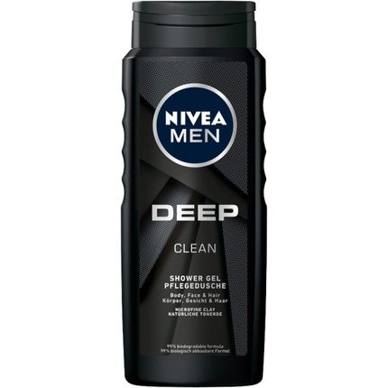 Nivea Men Deep Shower Gel 500Ml