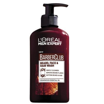 L'Oreal Men Expert Barber Club 3-In-1 Beard, Hair & Face Wash 200Ml