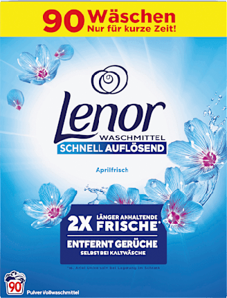 Lenor Allpurpose Laundry Detergent Powder April Fresh 90 Washes