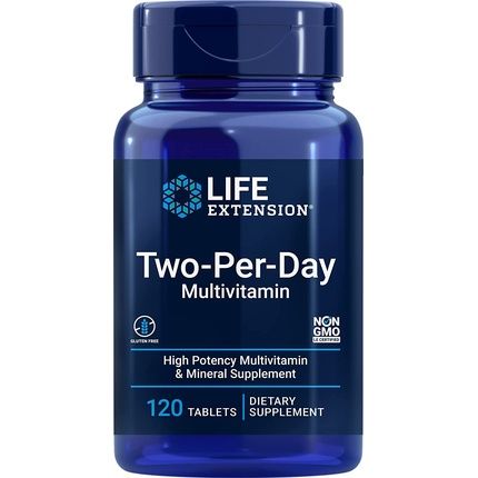 Life Extension Two-Per-Day Tablets 60 Tabs X 2 - 120 Tablets