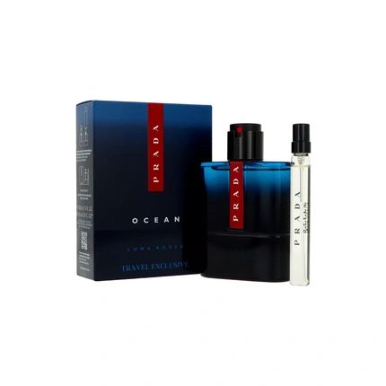 Prada Luna Rossa Ocean Eau De Toilette Set 100Ml 10Ml