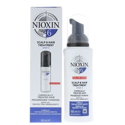 Nioxin 3-Part System 6 For Chemically Treated Hair With Progressed Thinning