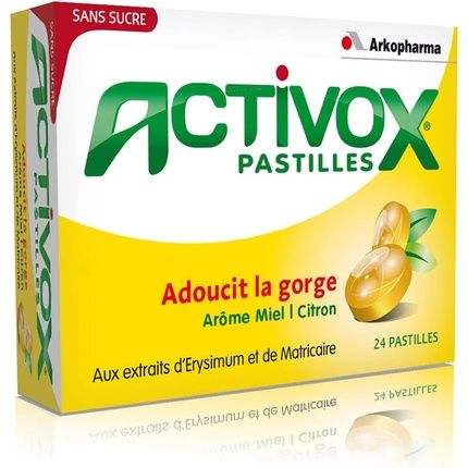 Arkopharma Activox Honey Lemon Aroma 24 Lozenges