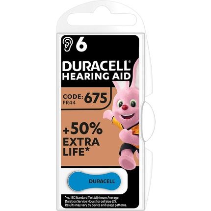 Duracell Hearing Aid Batteries Size 675