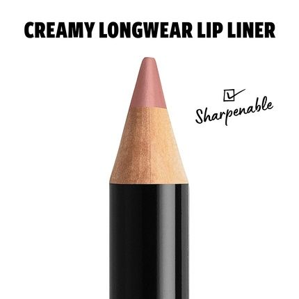 Nyx Professional Makeup Slim Lip Pencil Long-Lasting Creamy Lip Liner Nude Pink - Image 3