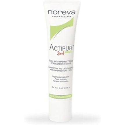 Noreva Actipur 3-In-1 Corrective And Unclogging Anti-Imperfections Care 30Ml