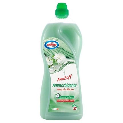 Amacasa Fabric Softener 2000 Ml 27 Mis Muschio Bianco