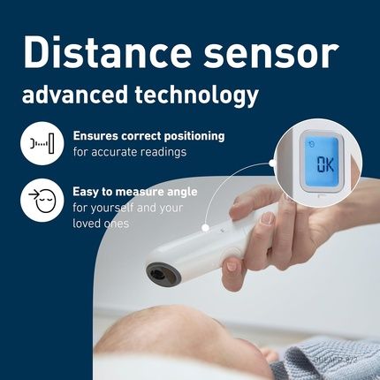Omron Gentle Temp 730 Infrared No-Touch Forehead Thermometer For Newborns