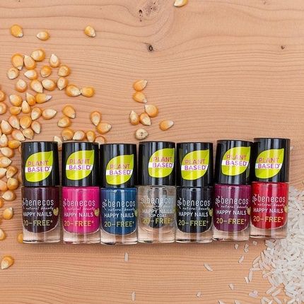 Benecos Natural Cosmetics Happy Nail Polish Top Coat 5Ml Crystal - Image 3