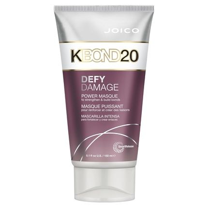 Joico Defy Damage Kbond20 Power Masque For Stronger Hydrated Hair Color-Safe Rebuild & Protect Bonds Paraben-Free Animal-Test Free Formula 5.1 Fl Oz