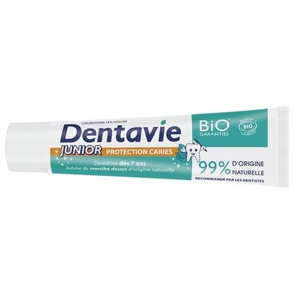 Dentavie Junior Toothpaste Caries Protection Organic 75Ml
