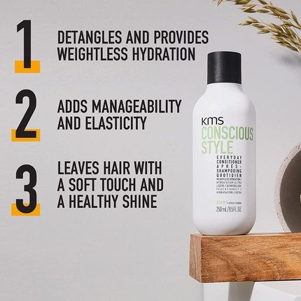 Kms Consciousstyle Everyday Conditioner For All Hair Types 250Ml - Image 3