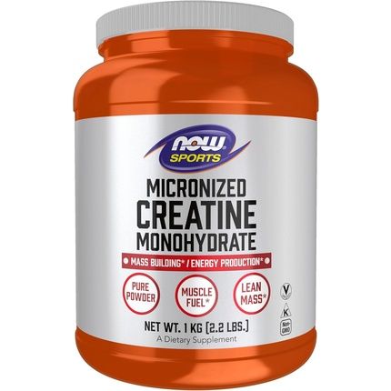 Now Sports Nutrition Micronized Creatine Powder 500G For Mass Building