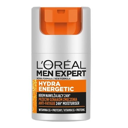 L'Oreal Men Expert Hydra Energetic Moisturizing Cream Against Signs Of Fatigue 50Ml