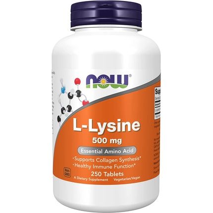 Now Foods L-Lysine 500Mg 250 Tablets