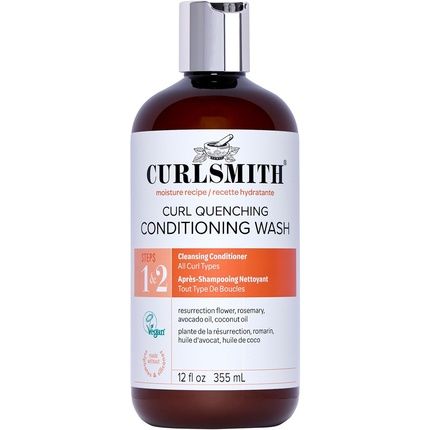 Curlsmith Curl Quenching Conditioning Wash Vegan Co-Wash 2 In 1 Conditioner
