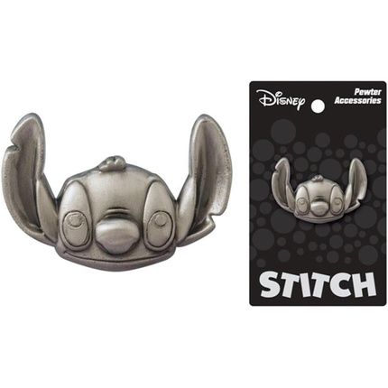 Disney Head Pewter Lapel Pin