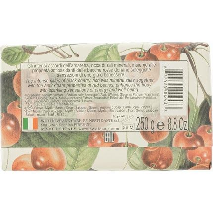 Nesti Dante Il Frutteto Black Cherry & Red Berries Soap 250G