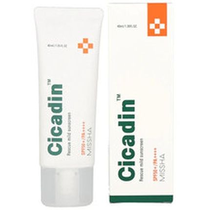 Missha Cicadin Rescue Mild Sunscreen Spf50 Tanning Cream