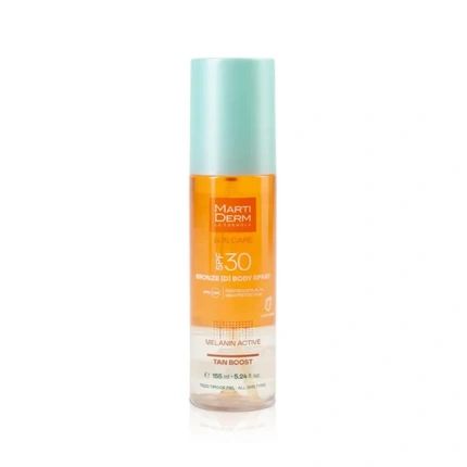 Martiderm Suncare F30 Bronze Spray 150Ml Spf30 Body Spray Free After Sun Lotion 30Ml