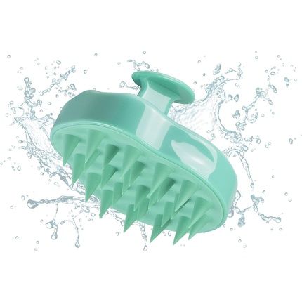 Beper Scalp Massager Silicone Hair Brush For Shampoo And Head Massage Teal