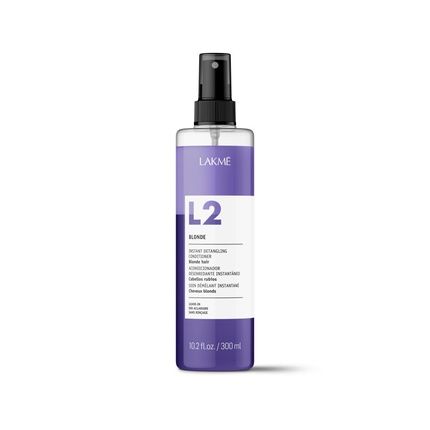 Lakme L2 Blonde Bi-Phase Conditioner Detangling Spray For Hair Leave-In