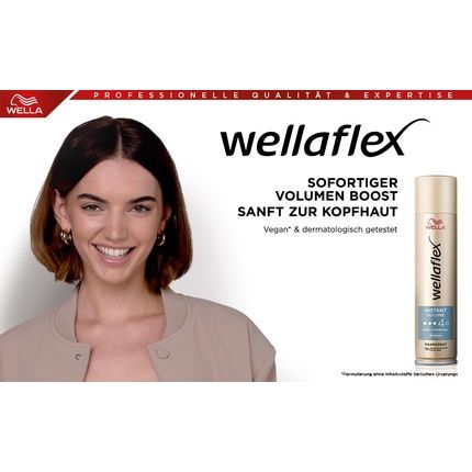 Wellaflex Instant Volume Hair Spray For Women 250Ml