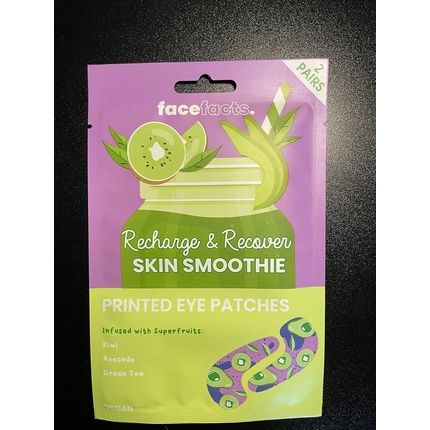 Face Facts Printed Eye Patches Skin Smoothie Recharge & Recover