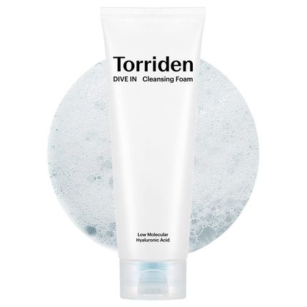 Torriden Dive-In Cleansing Foam Face Wash 5.07 Fl Oz. Hydrating Daily Facial Cleanser With Hyaluronic Acid Panthenol Allantoin Vegan And Cruelty Free
