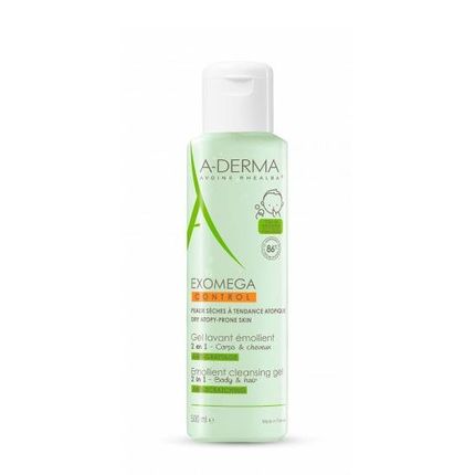 Aderma Exomega Control Moisturizing Cleansing Gel 2 In 1 For Body And Hair 200Ml