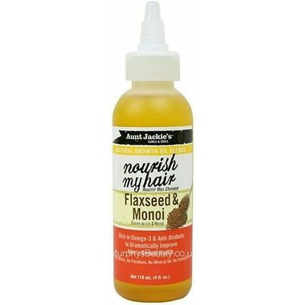 Aunt Jackies Nourish My Hair Flaxseed & Monoi 4Oz