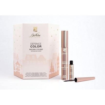 Bionike Gift Set For Women Defence Color Eyes 3D Mascara Black 11Ml And Perfect Liner Eyeliner Black 3Ml